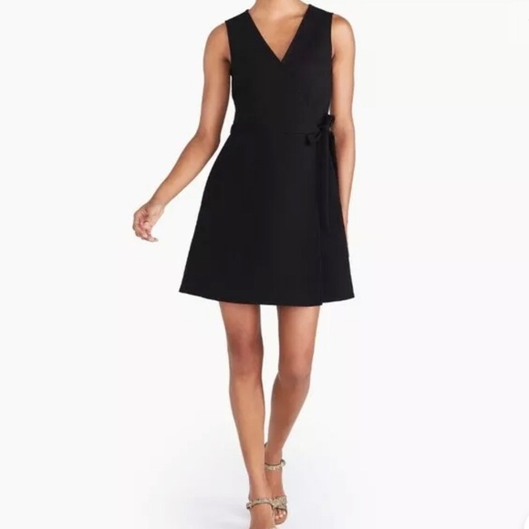 J. Crew Dresses & Skirts - JCrew black pointe wrap dress size large NWT